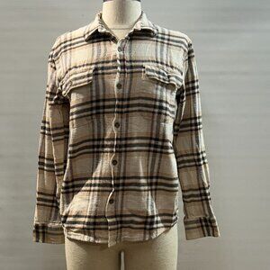 Old Navy Plaid Button Up Flannel Youth XL